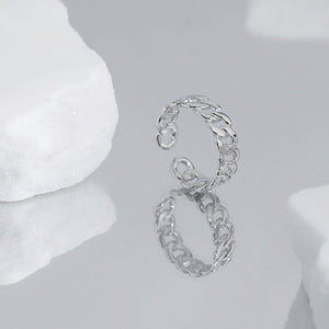 bague - femme - argent - redimensionnable 